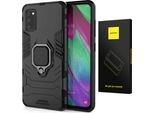 Spacecase Custodia Protettiva X-Ring Per Galaxy A41 Nero