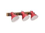 Vidaxl Applique 25 W Rosso 65X25 Cm E27