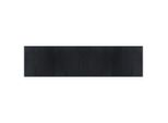 Vidaxl Tappeto Rettangolare Nero 100X400 Cm Bamboo
