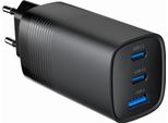 Gembird Gembird TA-UC-PDQC65-01-BK Caricabatterie Per Dispositivi Mobili Universale Nero Ac Ricarica Rapida Interna