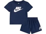 Nike Kids Clu Set Maniche Corte Blu 6 Mesi Bambini, Bambine Blu 6 Mesi