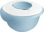 Westmark RüHrschüSsel Mit Zweigeteiltem Deckel, 2,5 L, Blau/Weiß, 3153227B