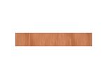 Vidaxl Tappeto Rettangolare Marrone 70X400 Cm Bamboo