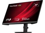 Viewsonic VA2408-HDJ 60,96 Cm 24 Pollici Ips Fhd 1920X1080 16:9 100Hz 5Ms Hdmi Dp Vga Monitor