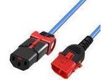 Act C13 - C14 Dual Iec Lock Blau 0,5 M, 0,5 M, C13-Coppler, C14-Coppler, 250 V, 10 A