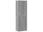 Vidaxl Credenza Grigio Sonoma 60X35X180 Cm Materiale A Base Di Legno