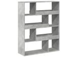 Vidaxl Divisorio Per Ambienti Grigio Cemento 100X33X125,5 Cm Materiale A Base Di Legno