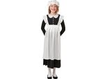 Bristol Novelty - Costume - Ragazze BN5398 (140) (Nero/Bianco)