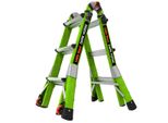 Scala Telescopica Multifunzionale Little Giant Dark Horse 2.0, 4X3 Pioli, Vetroresina 16113