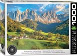 Dolomiti - Alpi Italiane - Puzzle Da 1000 Pezzi - Dimensioni 68X48 Cm