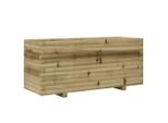 Vidaxl Fioriera 110X40X49,5 Cm Legno Di Pino Impregnato
