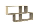 Vidaxl Scaffale A Muro Rovere Sonoma 100X20X53 Cm Materiale A Base Di Legno