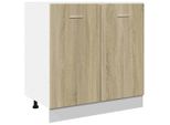 Vidaxl Armadio Base Lyon Sonoma Rovere 80X46X81,5 Cm Materiale A Base Di Legno