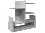 Vidaxl Organizzatore Da Scrivania Grigio Cemento 49X20X52,5 Cm Materiale In Legno