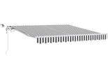 Vidaxl Tenda Da Sole Automatica Con Led Antracite E Bianco 300X250 Cm