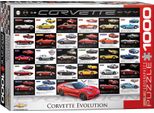 Puzzle Da 1000 Pezzi - Puzzle - Chevrolet Corvette - Evoluzione + Accessori Per Puzzle