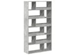 Vidaxl Libreria Grigio Cemento 100X33X187,5 Cm Materiale A Base Di Legno