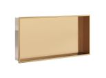 Vidaxl Piatto Doccia Golden Spazzolato 62X32X9 Cm In Acciaio Inox