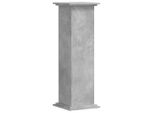 Vidaxl Supporto Per Piante Grigio Cemento 33X33X100 Cm Materiale A Base Di Legno