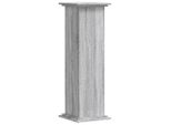 Vidaxl Supporto Per Piante Grigio Sonoma 33X33X100 Cm Materiale A Base Di Legno