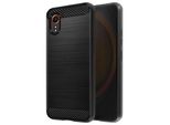Avizar, Custodia Protettiva Flessibile Per Samsung Galaxy Xcover 7, Effetto Carbonio, Nero