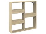 Vidaxl Armadio A Muro Rovere Sonoma 80X15X80 Cm Materiale Legno