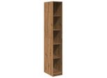 Vidaxl Armadio Rovere Artigianale 30X50X200 Cm Materiale A Base Di Legno