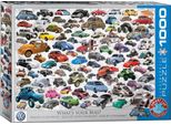 Puzzle Da 1000 Pezzi - Puzzle - Mondo Colorato Del Maggiolino Vw - Qual è Il Tuo? + Set Di 3 Accessori Per Puzzle Deluxe
