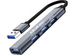 Adattatore Hub Qoltec Usb 3.0 4 In 1 | 4X Usb 3.0