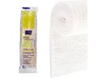 Benda Elastica Universale Con Chiusura, 12 Cm X 4 M, Riutilizzabile, Pellicola Universale Matopat, Non Sterile, 1 Pezzo