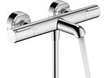 Hansgrohe Ecostat éLéMent Thermostatique Pour Baignoire, Saillie 177Mm, Apparent, 2 Consommateurs, 13347000, 13347000
