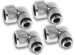 Alphacool Eiszapfen 16Mm Hardtube Gommino Avvitabile 90° Ruotabile G1/4 Per Tubi In Acrilico/Ottone