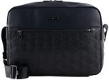 Lacoste Borsa A Tracolla Nomogramme Airline Reporter Bag Noir Nera