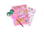 Set Diario Segreto Unicorno Con Penna E Adesivi