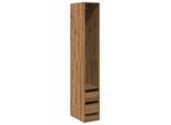 Vidaxl Armadio Rovere Artigianale 30X50X200 Cm Materiale A Base Di Legno