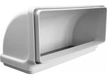 Mepamsa 90º 220X90 Mm Arco Di Cappuccio Rettangolare A Rettangolare Argento Argento Taglia Unica