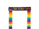 Decorazione Per Porta Happy Birthday Chic 114 X 18,7 X 250 Cm - Taglia Unica