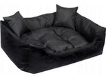 Letto Per Cani Ecco 130X105 Cm Impermeabile Nero