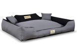 Letto Per Cani Kingdog MM43 115X95 Cm Personalizzato Estraibile Antiscivolo Grigio Scuro