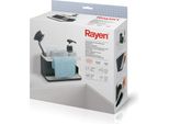 Organizzatore Di Utensili Per Lavabo Rayen, Gamma Premium, Vaschetta Di Raccolta, Facile Da Pulire, Scomparti, Dispenser Di Sapone, Grigio Chiaro E Grigio Scuro