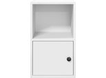 Vidaxl Libreria Bianca 31X24X52 Cm Materiale A Base Di Legno