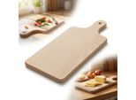 Tagliere Tradizionale In Legno Con Manico | 36Cm X 16Cm | Legno Di Faggio