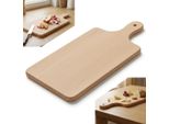 Tagliere Tradizionale In Legno Con Manico | 43Cm X 20Cm | Legno Di Faggio