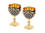 Bicchiere Da Vino In Lega D'epoca, Bicchiere Da Vino In Lega Retrò, Bicchieri Con Gambo In Metallo Retrò, Calice In Metallo D'epoca, Coppa Da Vino In Metallo D'epoca, Bicchiere Da Vino In Lega Di Zinco