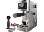 Macchina Da Caffè Espresso Semiautomatica CM1660B Con Manometro, Pompa Ulka 20 Bar, Filtro In Acciaio Inox 51 Mm, Lancia Vapore 10 Mm, Comando Touch