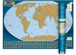 Mappa Gratta E Vinci Del Mondo 1:50 000 000