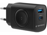 Gembird Gembird TA-UC-PDQCW20-01-BK Caricabatterie Per Dispositivi Mobili Universale Nero Ac Ricarica Rapida Interna