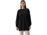 Felpa Oversize Da Donna 4F, Nera, Taglia Xs