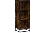 Vidaxl Libreria In Rovere Affumicato 40X35X107,5 Cm Materiale A Base Di Legno