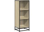Vidaxl Libreria Rovere Sonoma 40X35X107,5 Cm Materiale A Base Di Legno